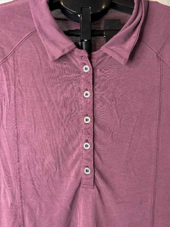 Free People Tops - We The Free Free People Oversized Collared Shirt XS 100% Cotton RN66170 Purple